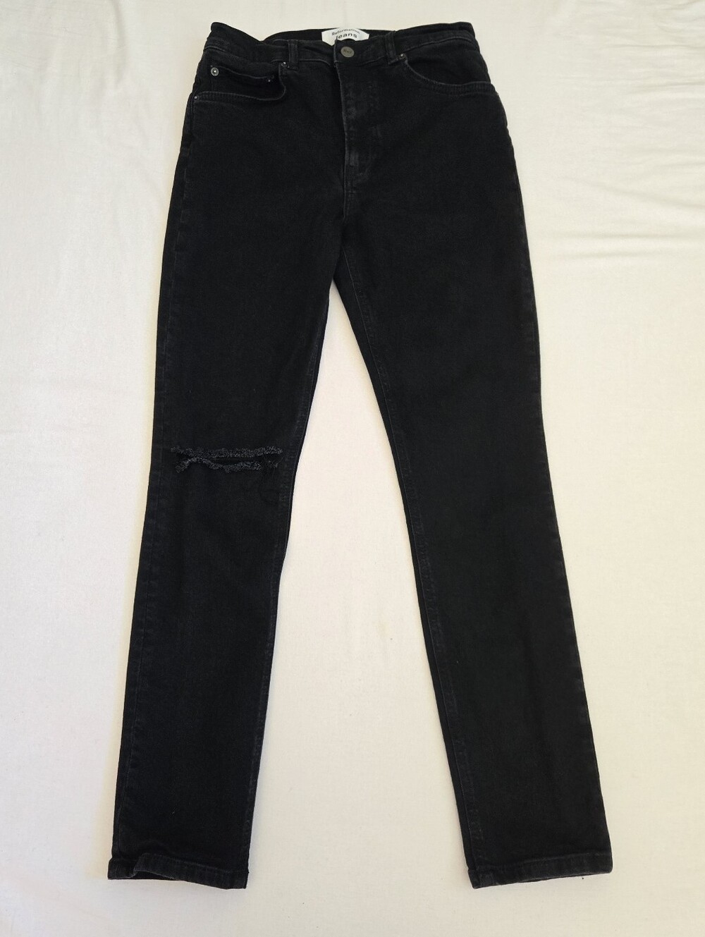 Reformation Skinny Jeans Black Size 28